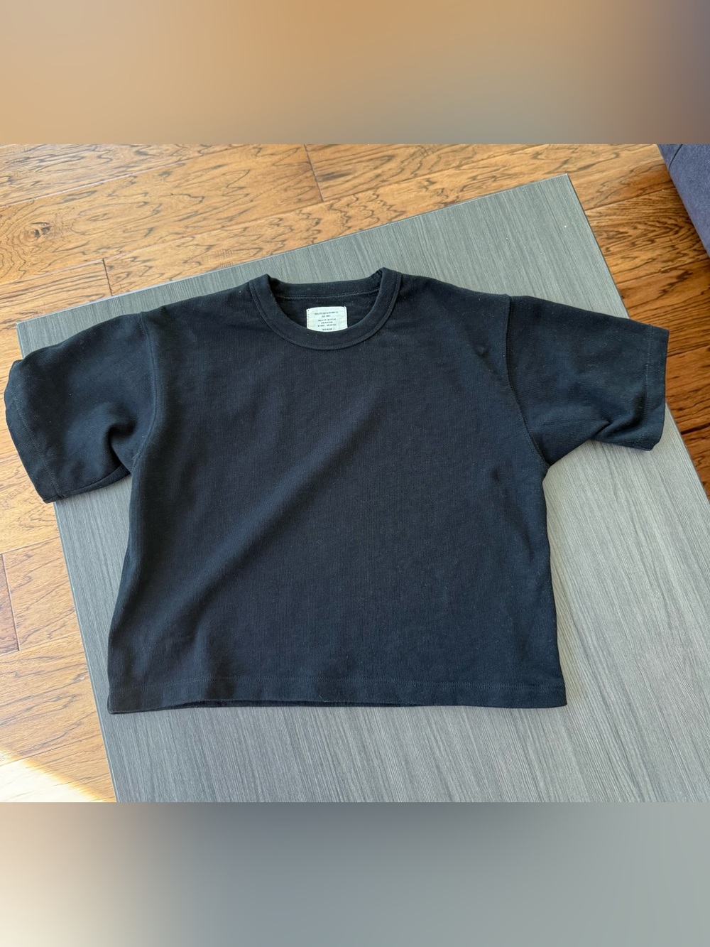 Buck mason field spec cropped boyfriend tee
